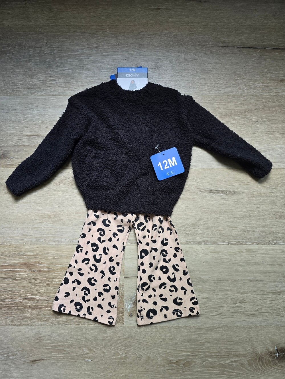 DKNY Kids Pant And Sweater Set 12 Months
